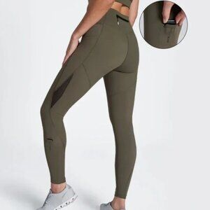 WHOOP ANY-WEAR LEGGINGS SMART APPAREL, olive green, size small, never worn